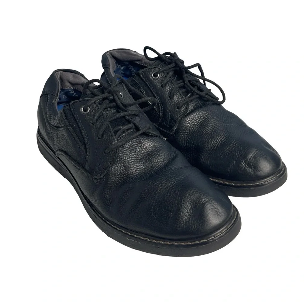 Born in Milwaukee Nunn Bush black all leather men size 8W Oxford 84903-001